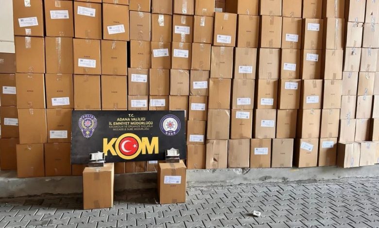 Kırıkkale’de 57 bin 340 makaron ele geçirildi