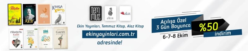 Ekin Yayınları’ndan %50 indirim kampanyası Ekin Yayınları’ndan %50 indirim kampanyası