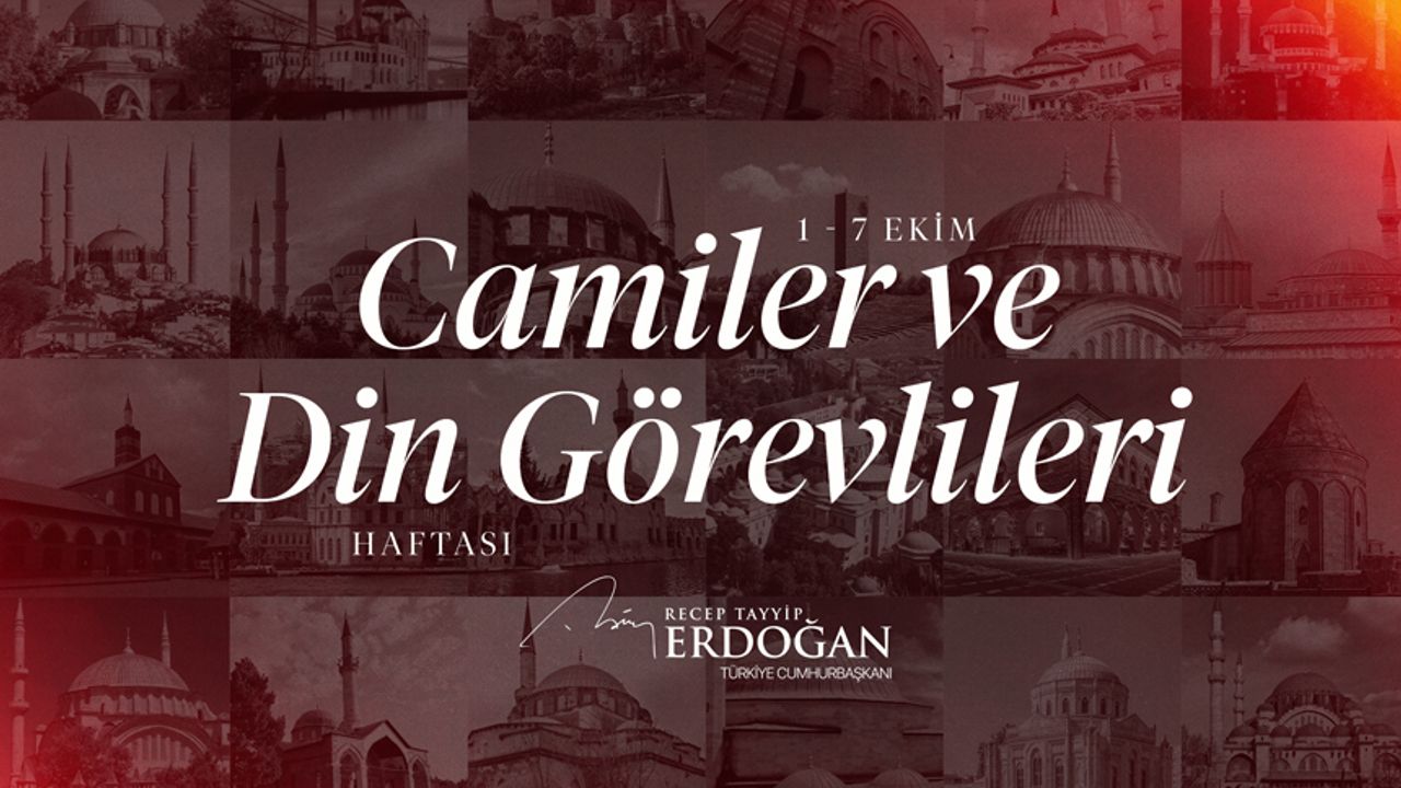 Cumhurbaşkanı Erdoğan’dan Camiler ve Din Görevlileri Haftası mesajı