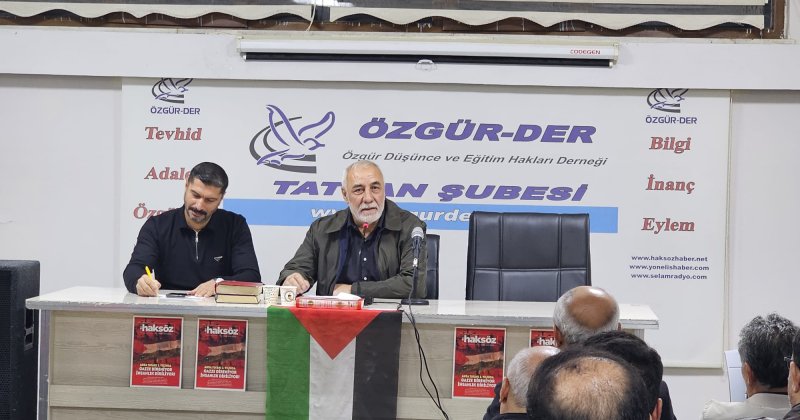 Tatvan Özgür-Der’de ‘Gazze’nin Öğrettikleri’ Semineri Tatvan Özgür-Der’de ‘Gazze’nin Öğrettikleri’ Semineri
