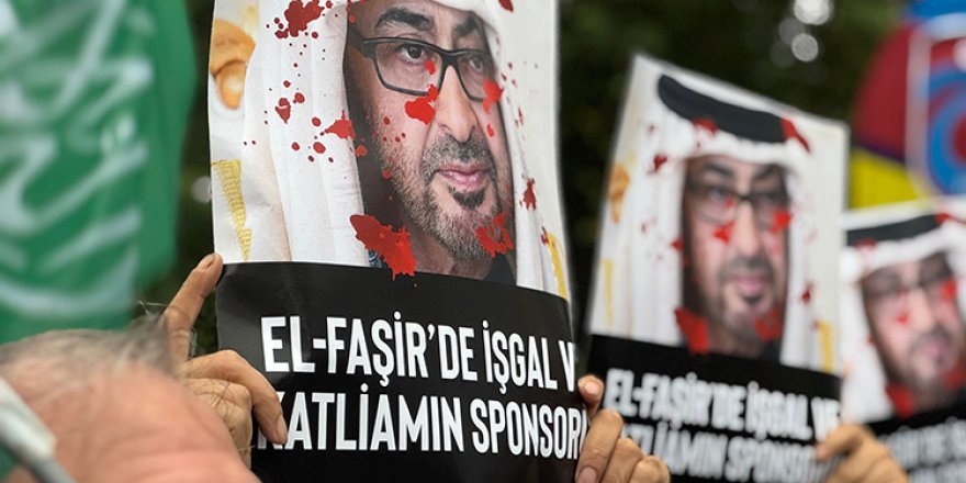 Sudan Halkına Destek İçin BAE Konsolosluğu Önünde Eylem