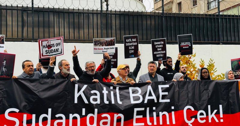 Ankara’da BAE’ye Yönelik Sudan Protestosu Düzenlendi Ankara’da BAE’ye Yönelik Sudan Protestosu Düzenlendi